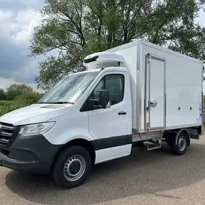 View of a Cooltainer Freezer Luton Mercedes Sprinter